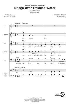 Bridge Over Troubled Water SATB - Arr. Audrey Snyder