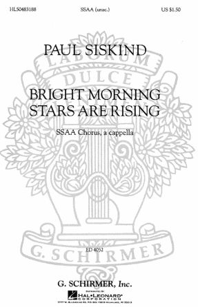 Bright Morning Stars Are Rising SSAA - Arr. Paul Siskind