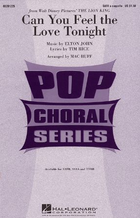 Can You Feel The Love Tonight SATB - Arr. Mac Huff