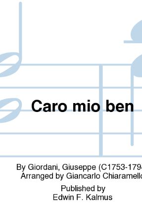 Caro mio ben (Tenor Solo) - Giuseppe Giordani