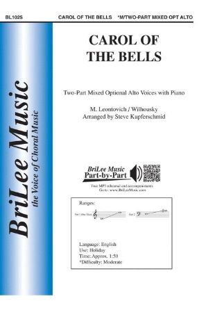 Carol of the Bells 2-Part Mixed - Arr. Steve Kupferschmid