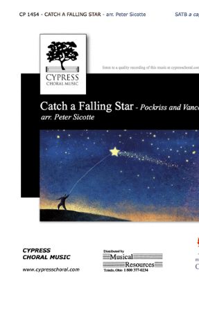 Catch a Falling Star SATB - arr. Peter Sicotte