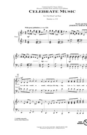Celebrate Music - Joseph M. Martin