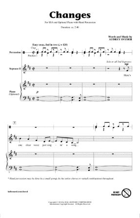 Changes SSA - Audrey Snyder