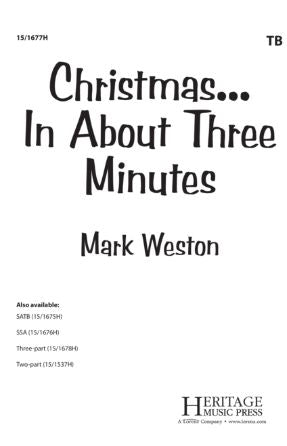 Christmas... In About Three Minutes TB - Arr. Mark Weston