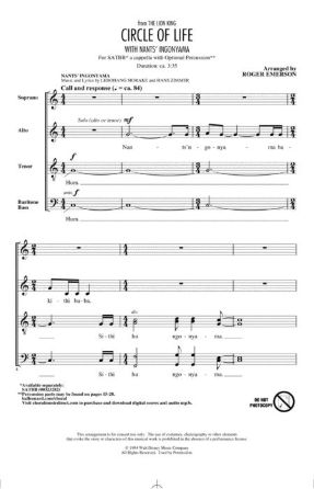 Circle of Life SATBB - Arr. Roger Emerson
