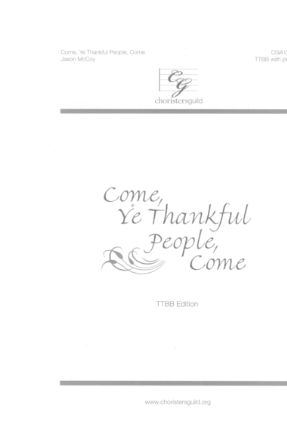 Come, Ye Thankful People, Come - Jason McCoy