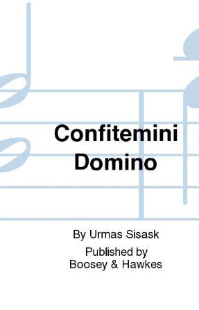 Confitemini Domino SATB - Urmas Sisask