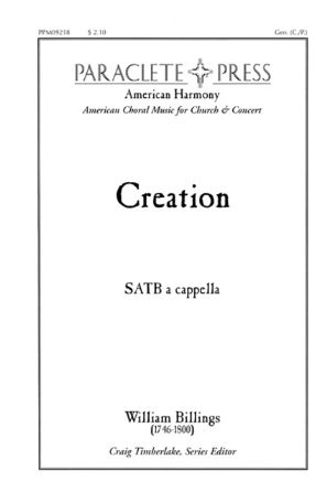 Creation SATB - William Billings
