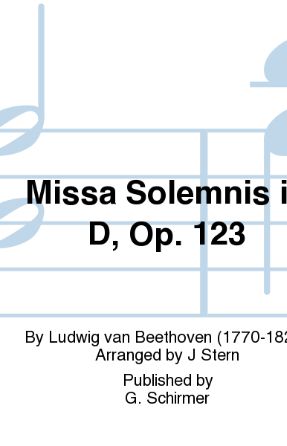 Credo (Missa Solemnis, Op. 123) SATB - Beethoven
