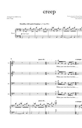 Creep TTBB - Arr. Dave Volpe