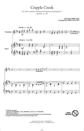 Cripple Creek 2-Part - Arr. John Leavitt