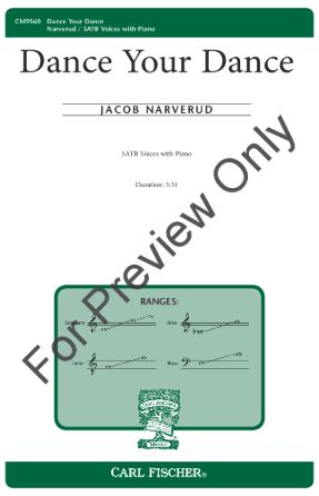 Dance Your Dance SSA - Jacob Narverud