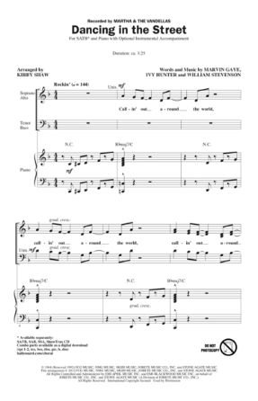 Dancing In The Street SATB - Arr. Kirby Shaw