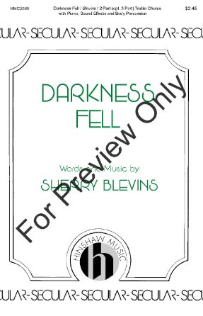 Darkness Fell 2-Part - Sherry Blevins