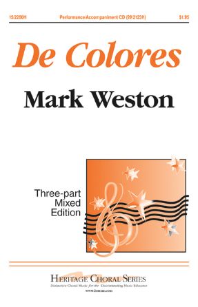 De Colores 3-Part Mixed - arr. Mark Weston