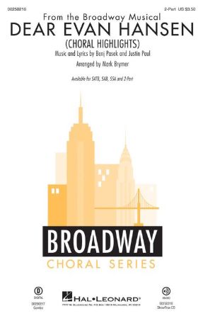 Dear Evan Hansen (Choral Highlights) 2-Part - arr. Mark Brymer