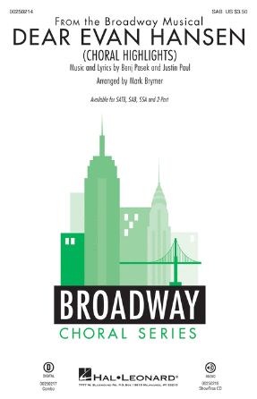 Dear Evan Hansen (Choral Highlights) SAB - Arr. Mark Brymer