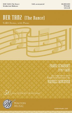 Der Tanz SAB - Schubert, Arr. Russell Robinson