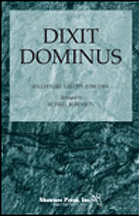 Dixit Dominus SSA - Galuppi, Arr. Russell Robinson