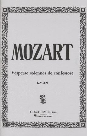 Dixit (Vesperae Solennes De Confessore) - Mozart
