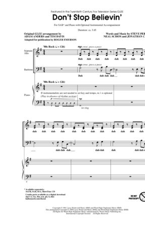 Don't Stop Me Now SATB - Arr. Mark Brymer