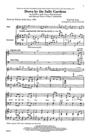 Down By The Sally Gardens SATB - Arr. David Lantz III
