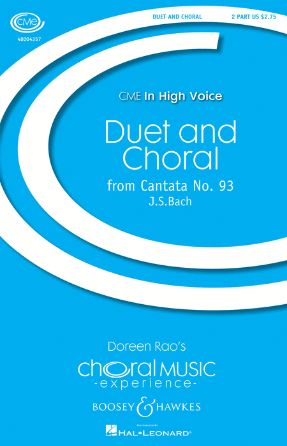 Duet and Choral 2-Part - J S Bach ed Doreen Rao