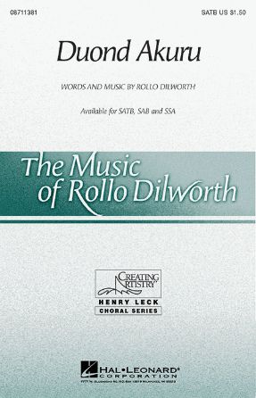 Duond Akuru SATB - Rollo A. Dilworth
