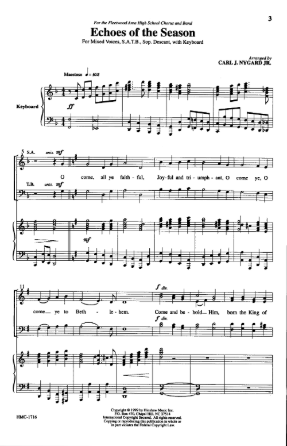 Echoes Of The Season SATB - Arr. Carl J. Nygard Jr