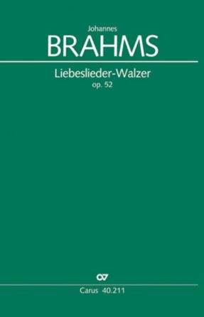 Ein Dunkeler Schacht Ist Liebe (Liebeslieder Walzer, Op. 52) SATB - Johannes Brahms