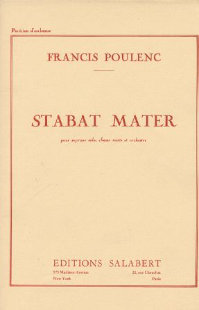 Eja Mater (Stabat Mater, No. 7) SATB - Francis Poulenc
