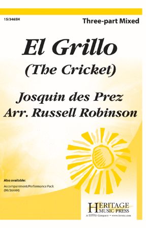 El Grillo 3-Part Mixed - Arr. Russell Robinson