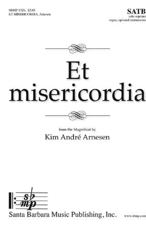 Et Misericordia (Magnificat) SATB - Kim Andre Arnesen