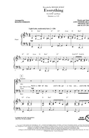 Everything SATB - Arr. Roger Emerson