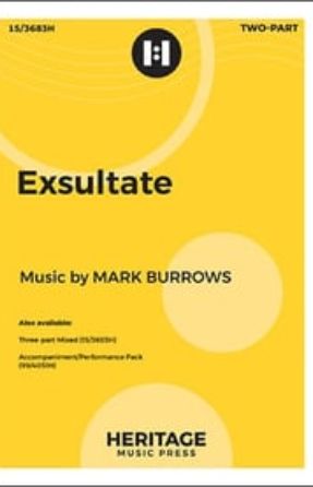 Exsultate 2-Part - Mark Burrows