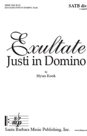 Exsultate Justi In Domino SATB - Hyun Kook