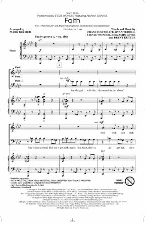 Faith 3-Part Mixed - Arr. Mark Brymer