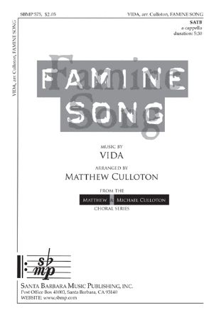 Famine Song SSAA - Vida, Arr. Matthew Culloton