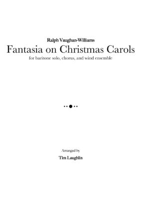Fantasia On Christmas Carols SATB - R. Vaughan Williams