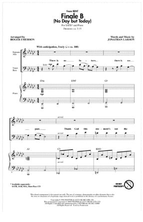 Finale B SATB - Arr. Roger Emerson