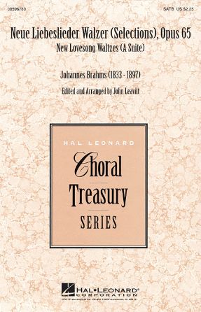 Finstere Schatten Der Nacht (Neue Liebeslieder, Op. 65) SATB - Johannes Brahms