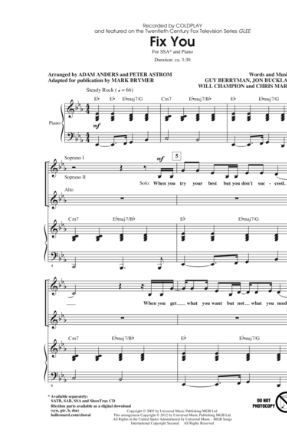 Fix You SSA - Arr. Mark Brymer