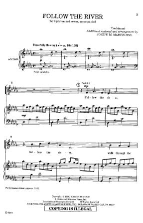 Follow The River 2-Part Mixed - Arr. Joseph M. Martin