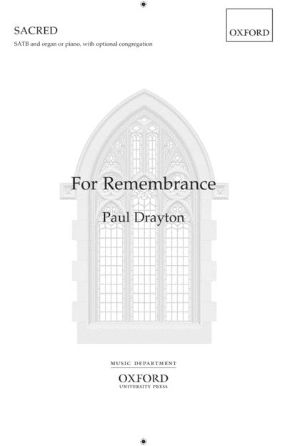 For Remembrance SATB - Paul Drayton