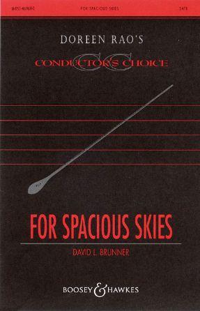 For Spacious Skies - Arr. David L. Brunner