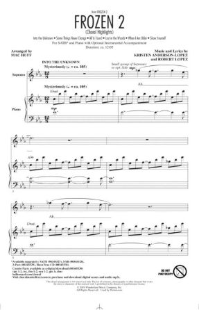 Frozen 2 Choral Highlights SATB - Arr. Mac Huff