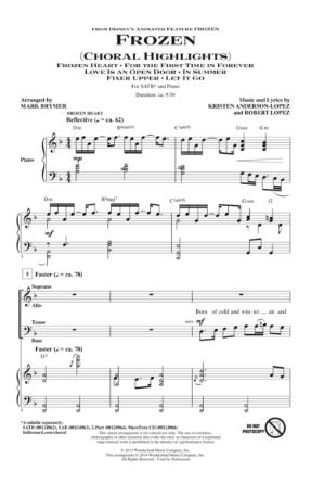Frozen Choral Highlights SATB - Arr. Mark Brymer