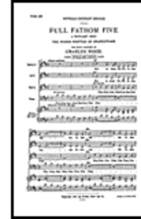 Full Fathom Five SATB - Charles Wood