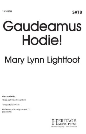 Gaudeamus Hodie! SATB - Mary Lynn Lightfoot